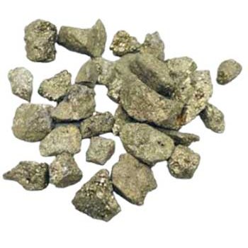 1 lb Pyrite untumbled chips 5-10mm