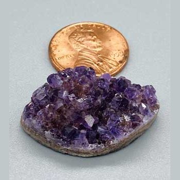 1" Amethyst Marquise druse cabochon