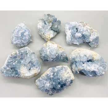 ~11# Flat of Celestite 1.5-5"