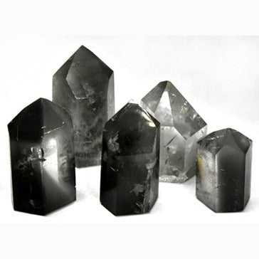 ~3# Flat of Phantom Quartz Points polished