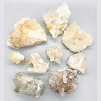 ~3# Flat of Quartz, Inclusions 3-6"