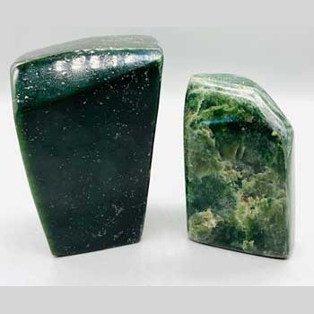 ~2.5# Jade free shape 2 pieces