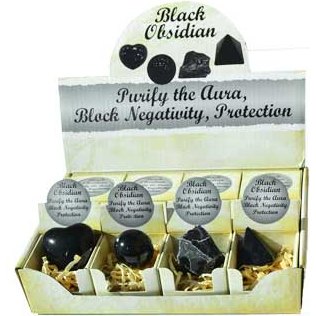 Black Obsidian gift box set of 12