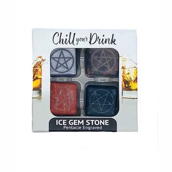 (set of 4) Pentagram ice gemstones