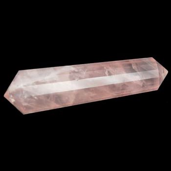 Double Terminated Rose Quartz Point 2"
