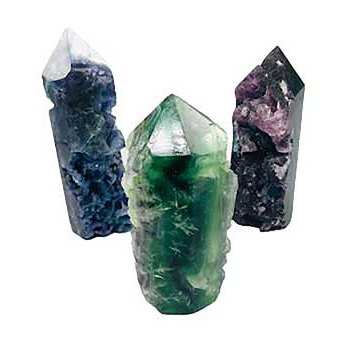 Fluorite Natural One Side Obelisk, 0.7-1.2 Pounds