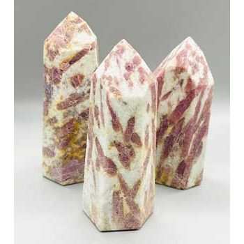 Rubilite Polished Obelisk, 1-1.3 Pounds