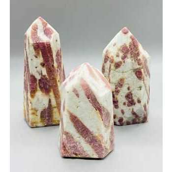 Rubilite Polished Obelisk, 0.5-0.7 lbs