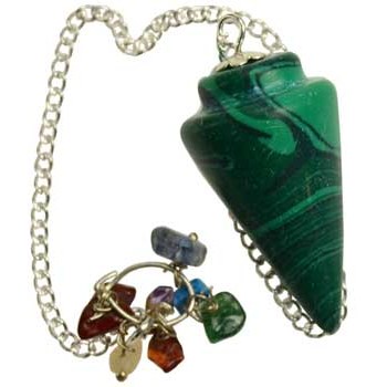 Malachite pendulum