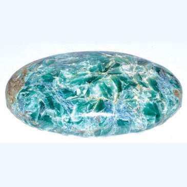 Kyanite palm stone