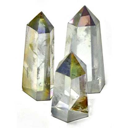 1 1/2 +" Angel Aura qtz point