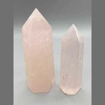 1 lb Rose Quartz Point 2-5"