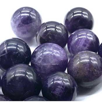 1 lb 15- 25mm Amethyst marble