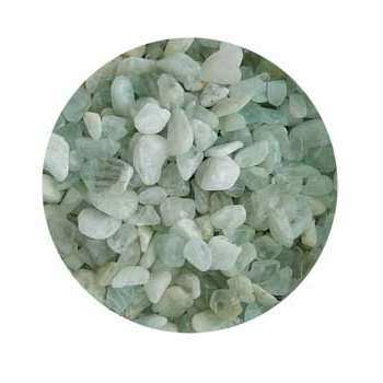 Smooth polished aquamarine tumbled stones for emotional balance and protection, 1 lb from Brazil