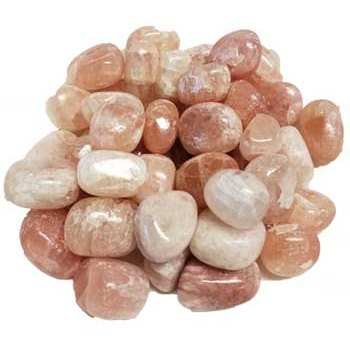 1 lb Calcite, Red tumbled stones