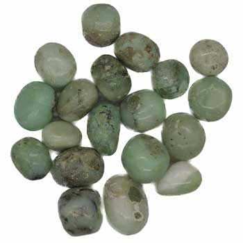 Green Chrysoprase Tumbled Stones, 1 lb