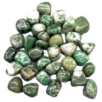 1 lb Jade, Rich tumbled stones