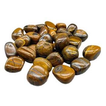 1 lb Jasper, Tiger tumbled stones