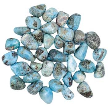 1 lb Larimar tumbled stones
