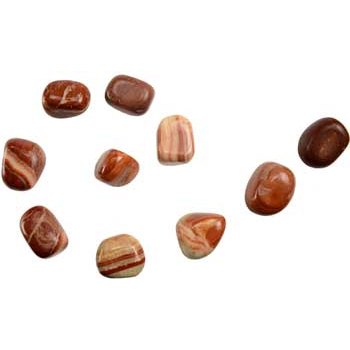 1 lb Malachite, Red tumbled stones