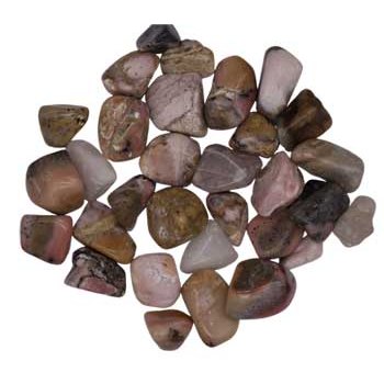 1 lb Opal, Pink tumbled stones