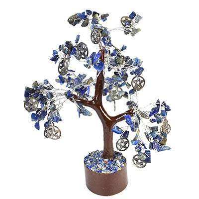 Lapis Lazuli Pentacle Gemstone Tree, 300 Beads