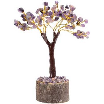 Amethyst gemstone tree 160 beads