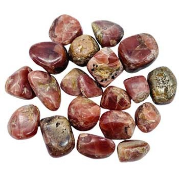 1 lb Rhodochrosite ex quality tumbled stones