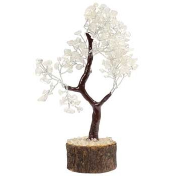 Clear Quartz gemstone tree 160 beads