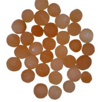 1 lb Selenite, Orange tumbled stones