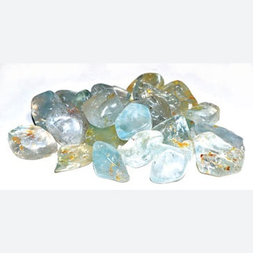 1 lb Topaz, Blue tumbled stones