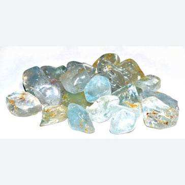 1 lb Topaz, Blue tumbled stones