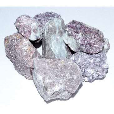 Lepidolite Untumbled Stones, 1 lb