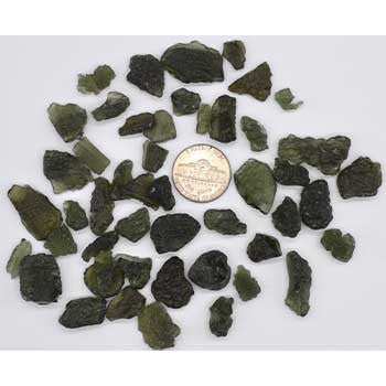 Moldavite Untumbled, 25.3 Grams