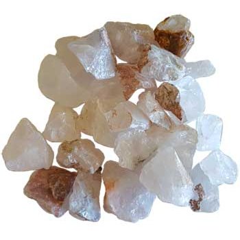 1 lb Quartz untumbled stones