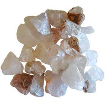 1 lb Quartz untumbled stones