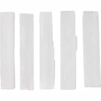 set of 5 4" Selenite mini sticks