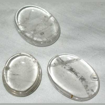 Quartz worry stone