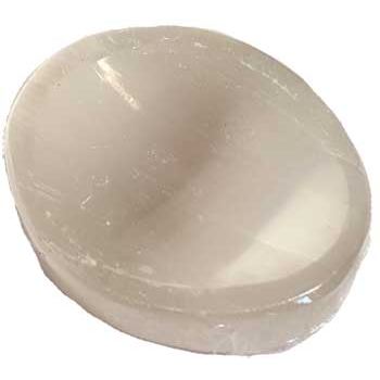 Selenite worry stone