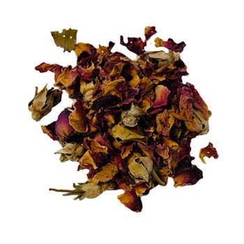 1 Lb Red Rose Buds & Petals Rosa centifolia