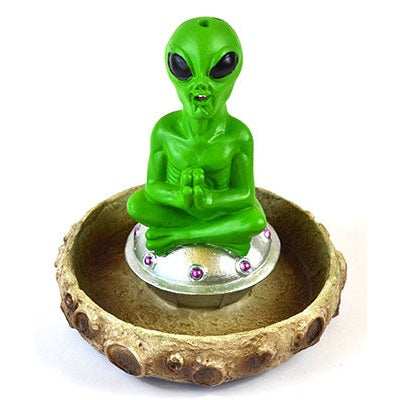 Alien Cone Incense Burner, 5 3/4 in