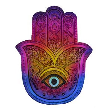 6" Hamsa Hand burner