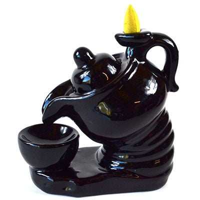 Tea Pot Backflow Burner, 6"