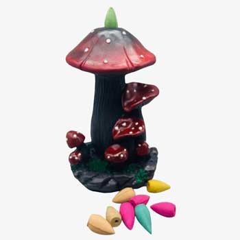 7" Mushroom backflow burner
