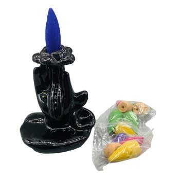 3 1/2" Flower & Hand backflow burner