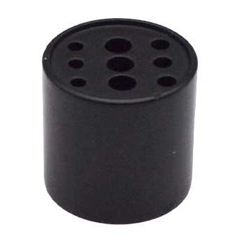 3/4" Black brass holder 9 holes