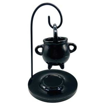 4 1/2" x 7" Hanging Metal cauldron or oil diffuser