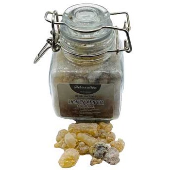 3.0 oz Relaxation (honey amber) resin jar