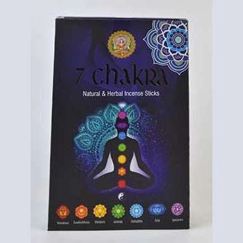 7 Chakra Incense Set for chakra balance and empath protection rituals