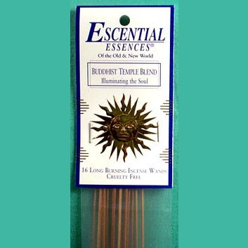 Buddhist Temple escential essences incense sticks 16 pack